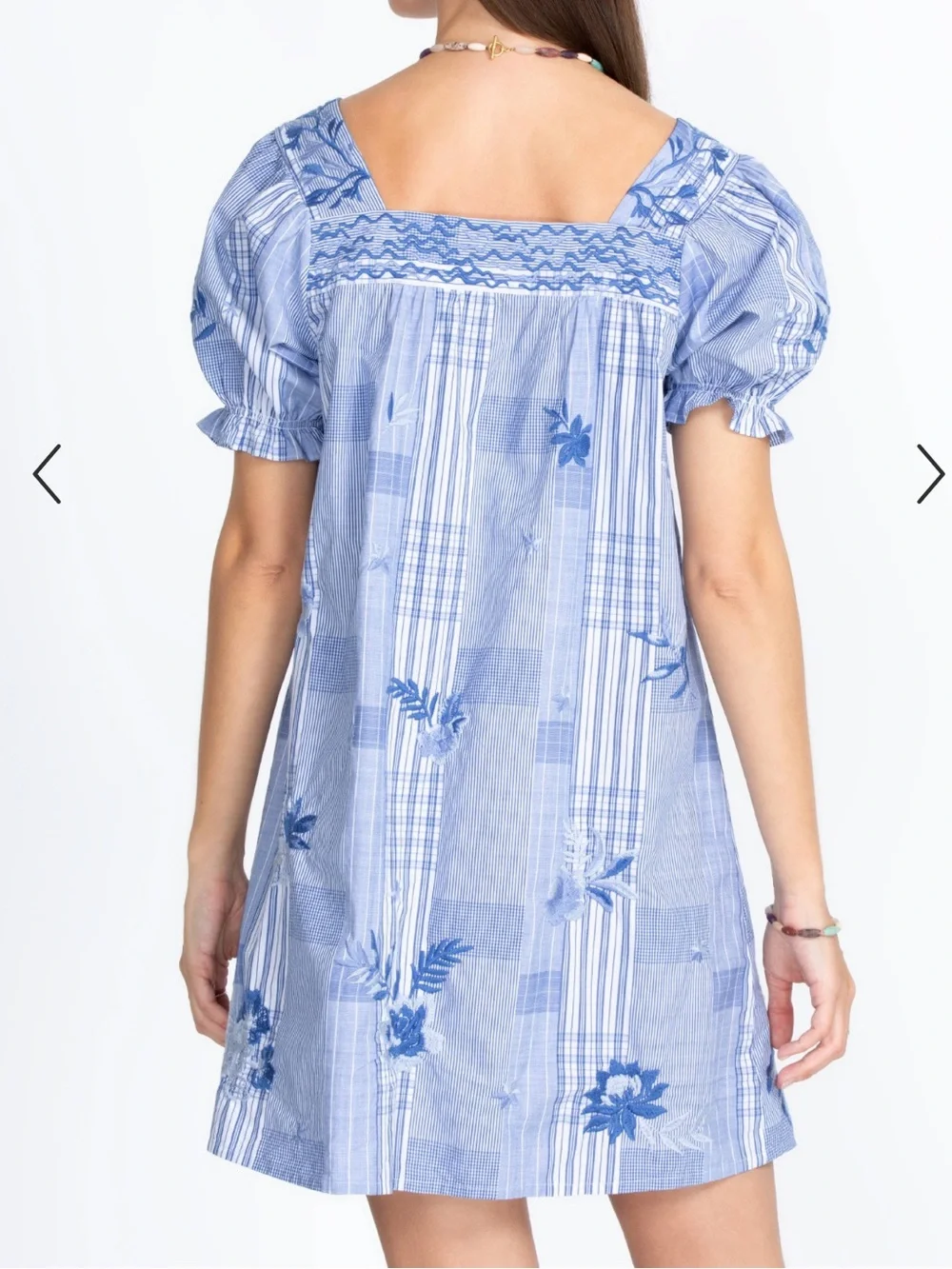 Johnny Was Marbella Square Neck Dress XS - Picture 4 of 13